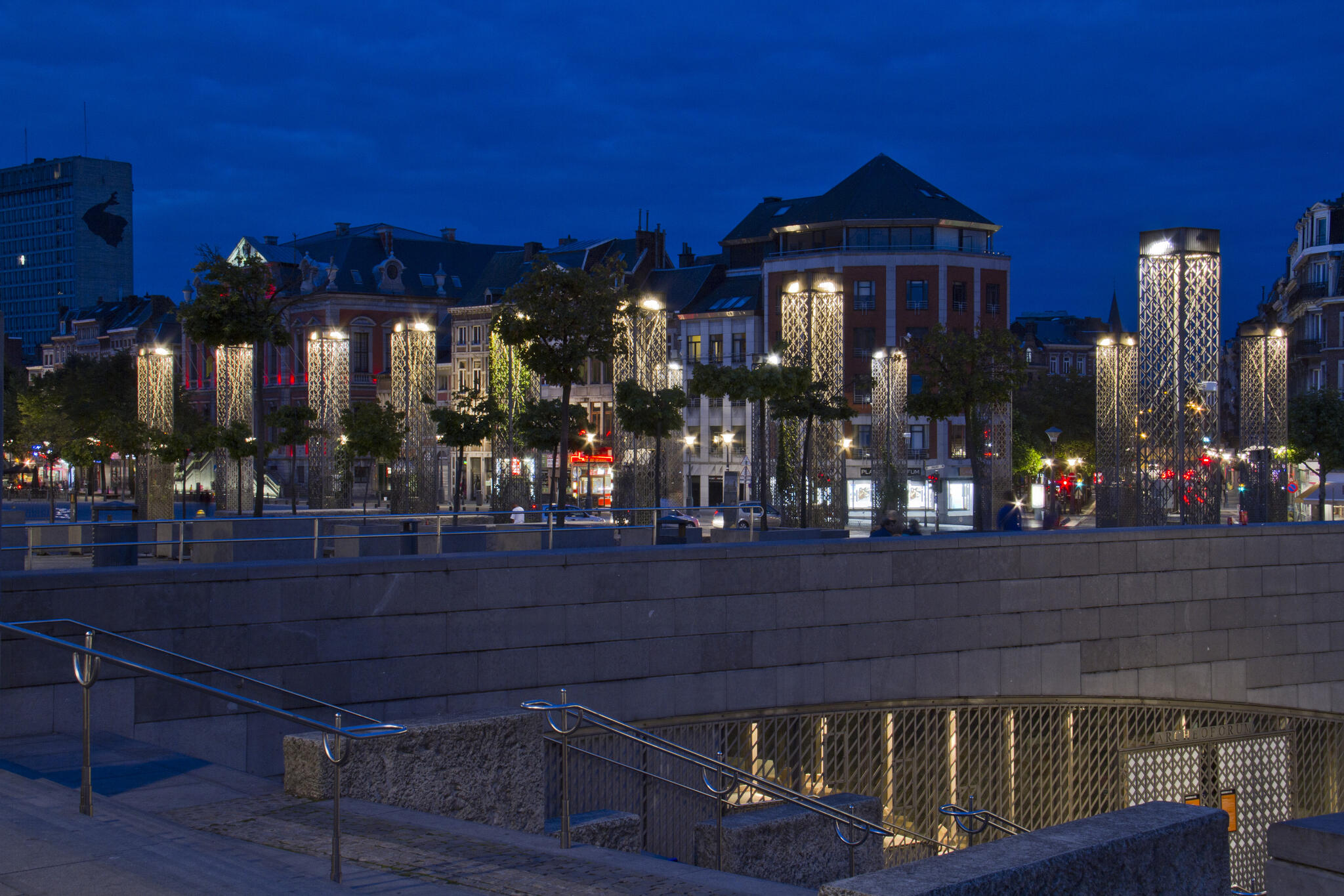 Li&egrave;ge By Night [Photo de Yves Lamboray]