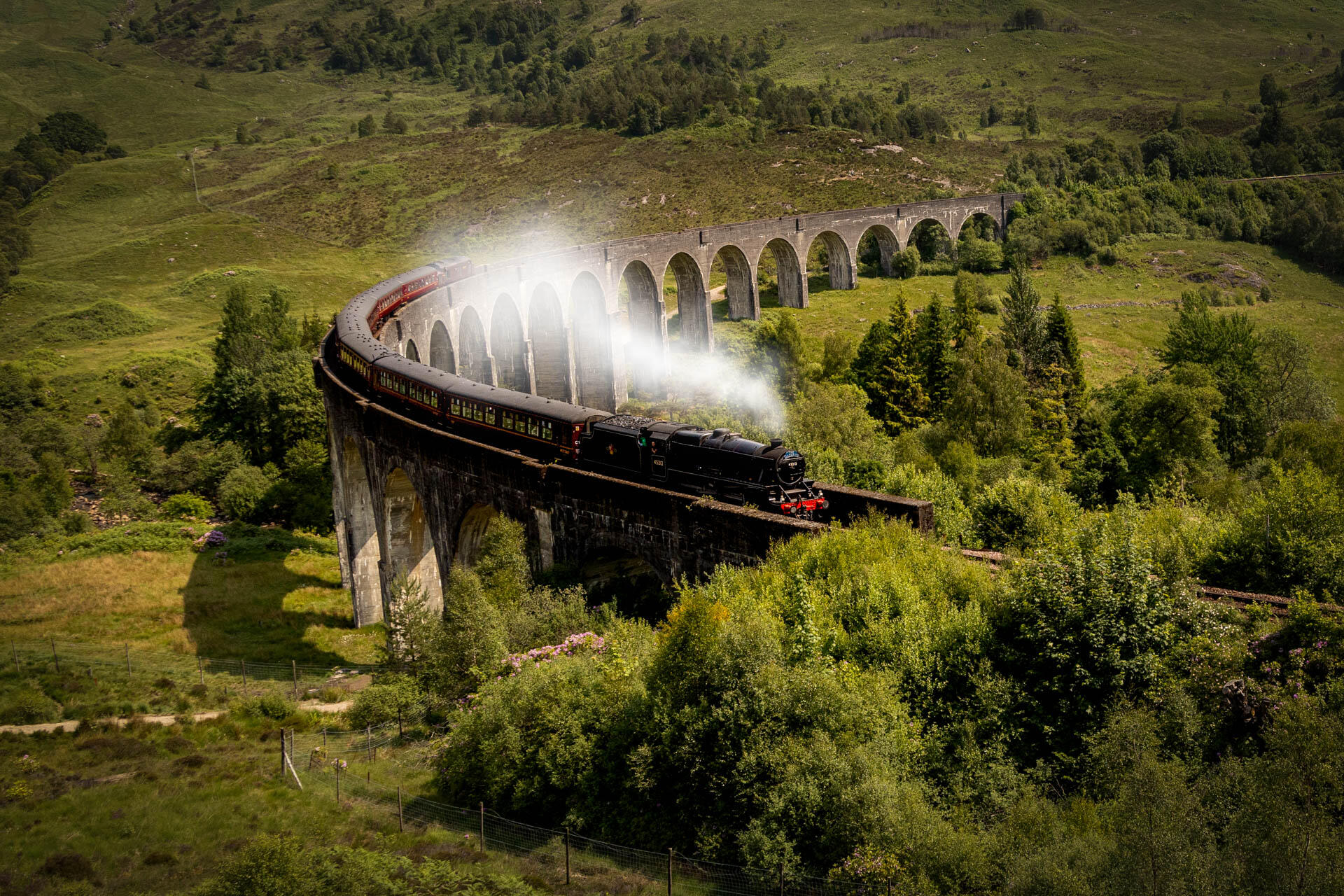 Le train pour le monde des sorciers [Photo de Maïté Martinol]