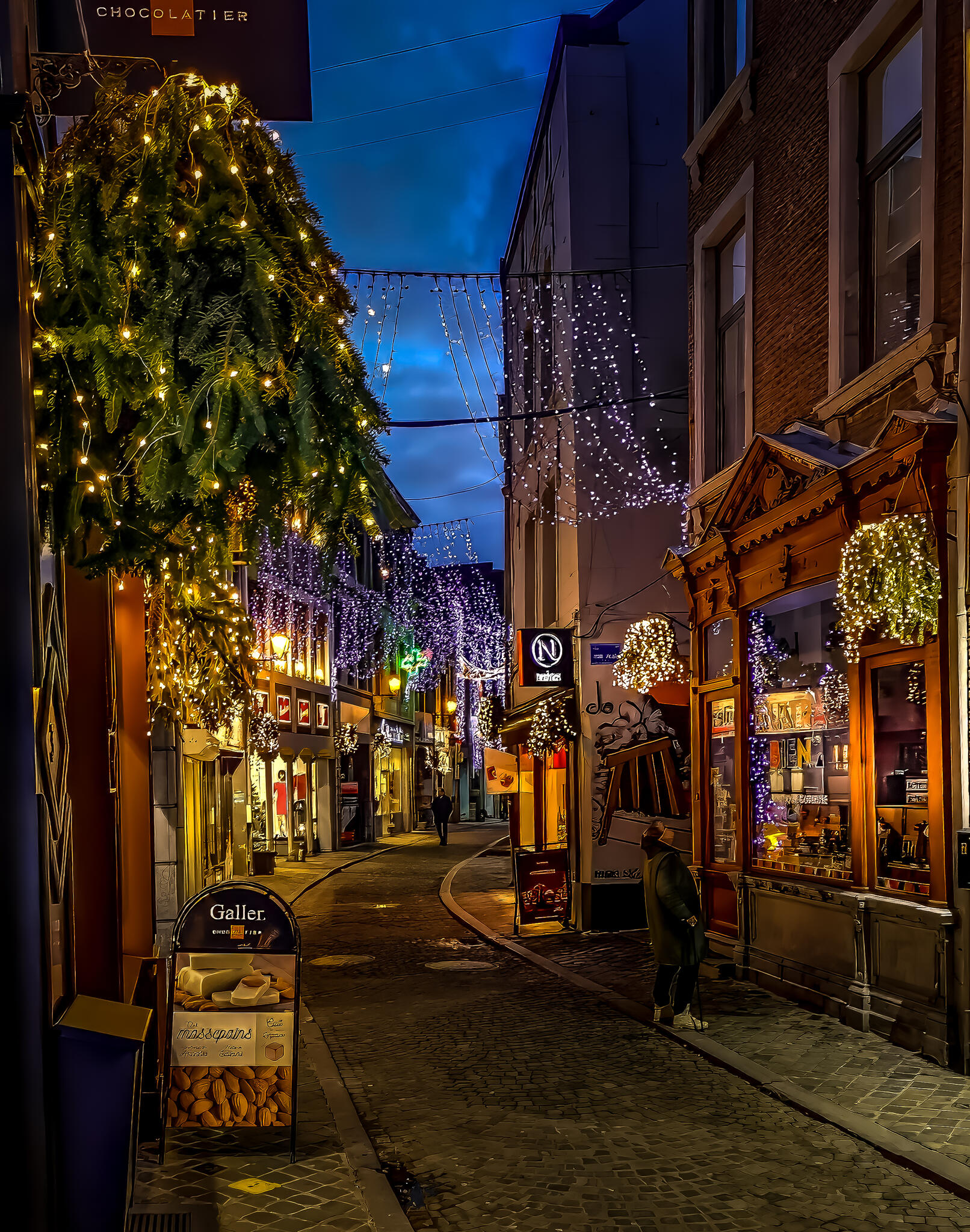 La rue des Brasseurs en fête ! [Photo de Jean-Marie Vanebempt]