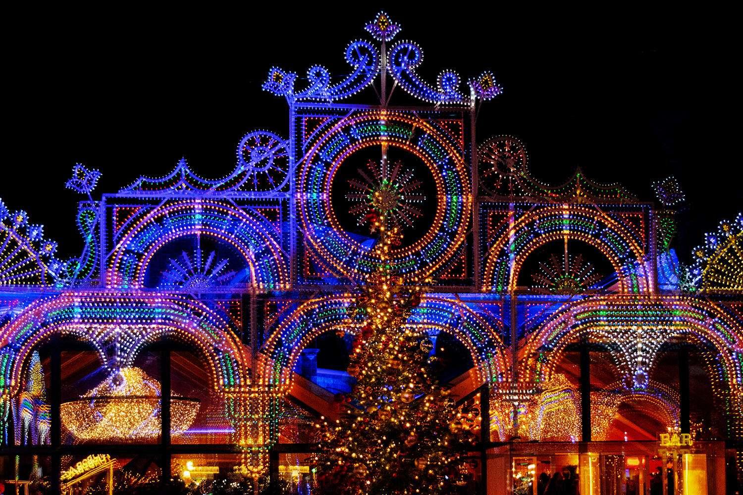 Illuminarium, Festival des lumières de Noël à Zürich [Photo de Philippe Legros]