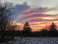 Quand le ciel s'enflamme.