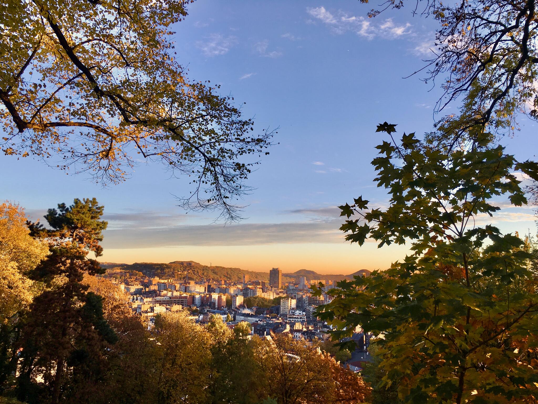 Depuis Cointe [Photo de Denise Fontaine]