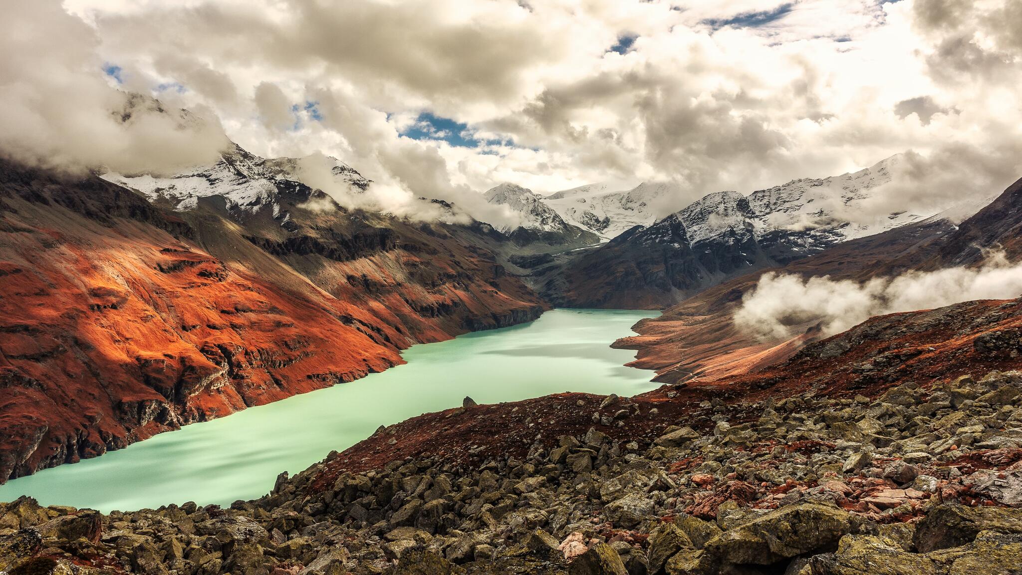 Entre Feu et Glace : Le Lac des Dix en Automne [Photo de Marc Bailly]