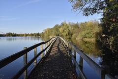 Vers l'automne par la passerelle