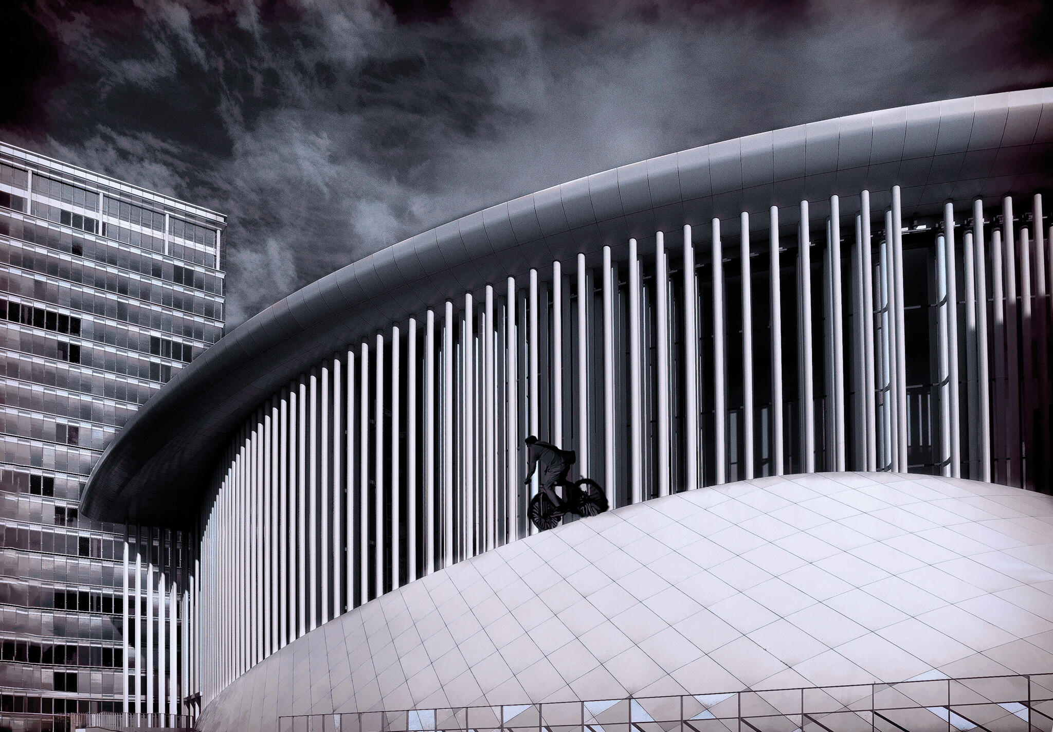 Promenade à la Philharmonie de Luxembourg [Photo de Marc Durant]