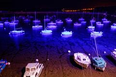 Port de Douarnenez, une nuit d'été
