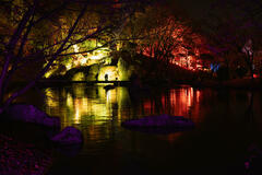 Jardin oriental by night