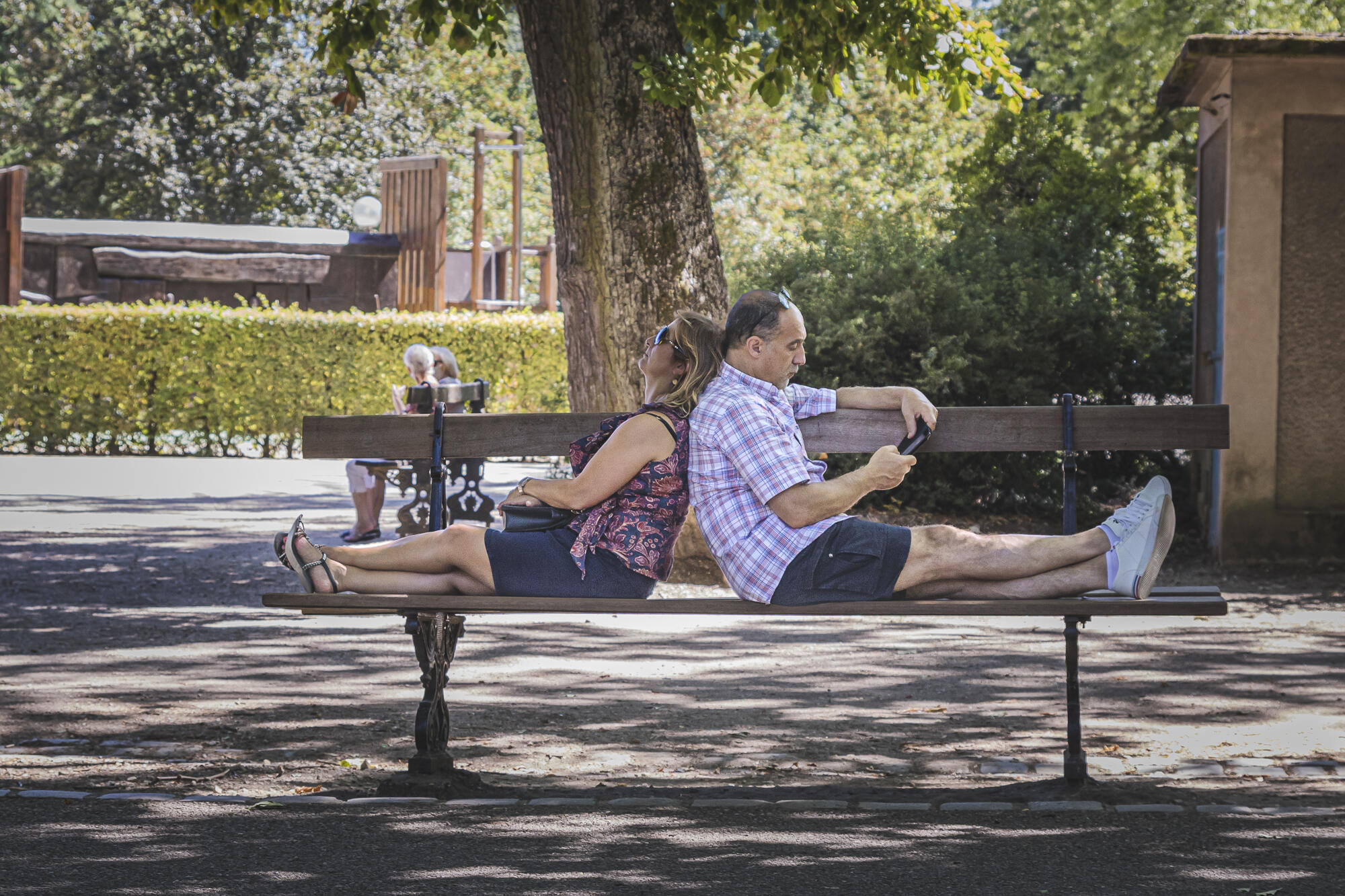 La pause [Photo de Robert Cure]