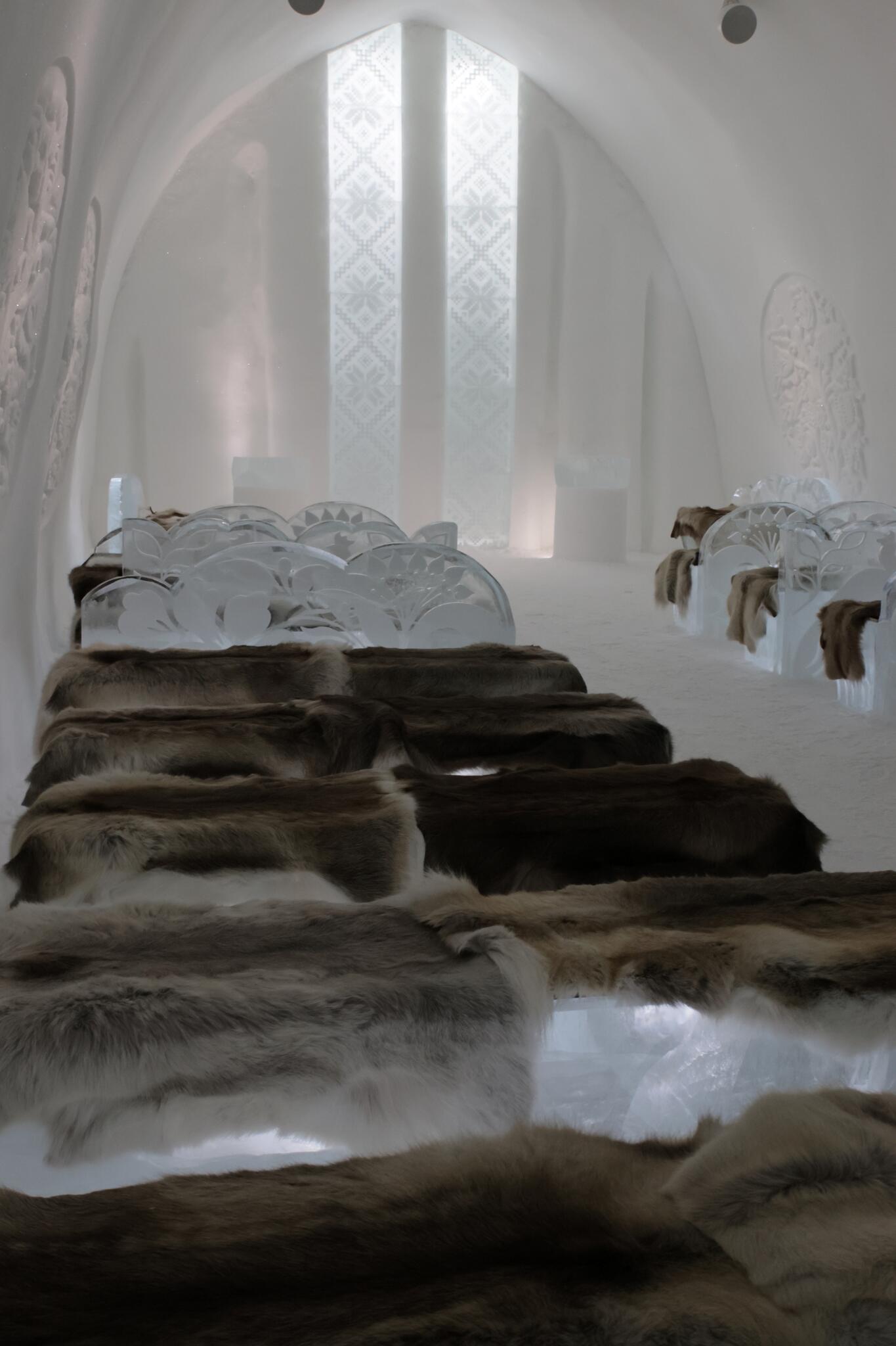 La chapelle de glace (Jukkasjärvi) [Photo de Daniele Deleglise]