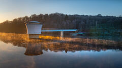 Sunrise au barrage de la Gileppe