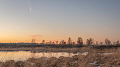 Coucher de soleil sur les fagnes de Brackvenn