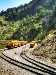 Le petit train le plus haut d'Europe