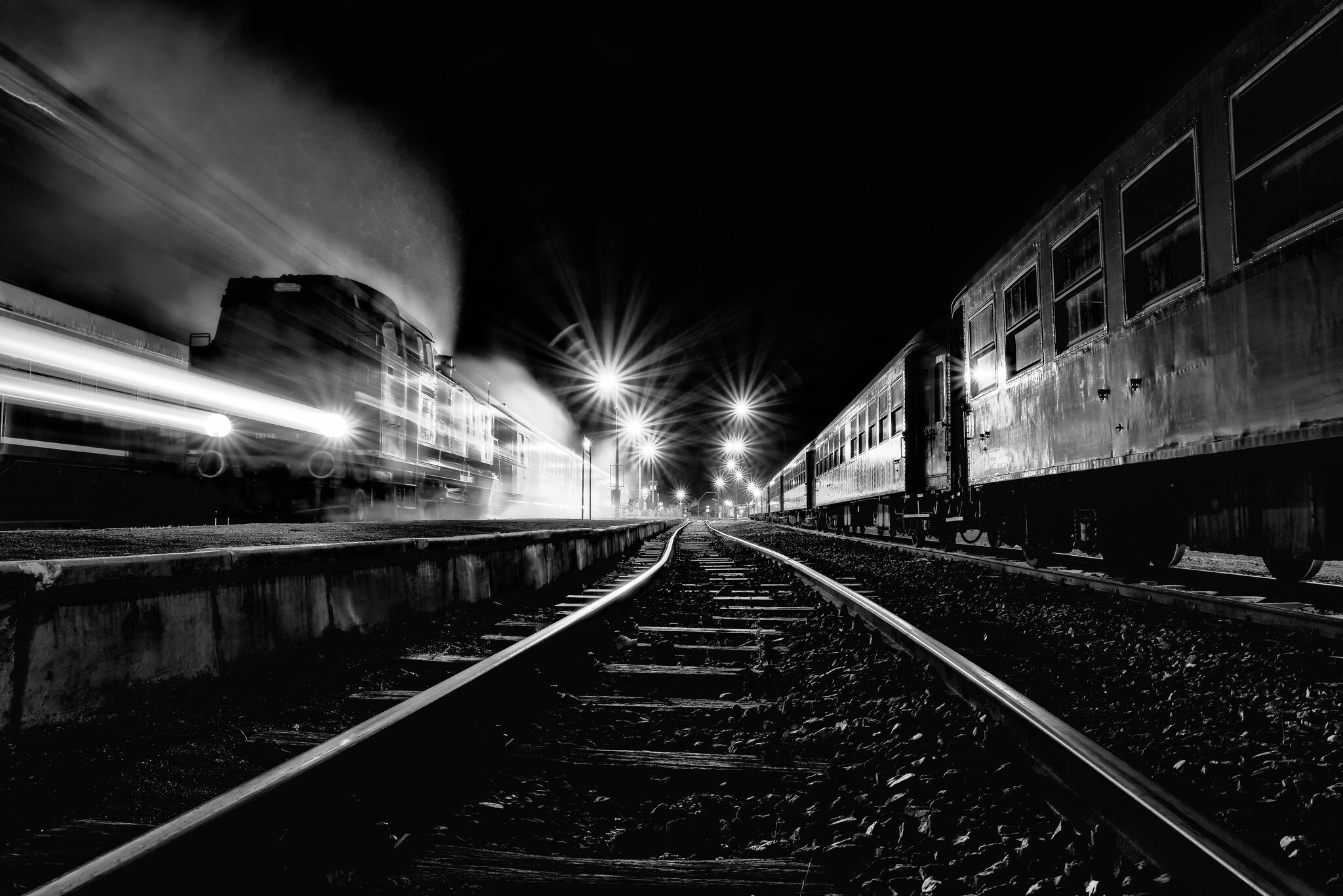 Départ nocturne [Photo de Merlin Lambert]