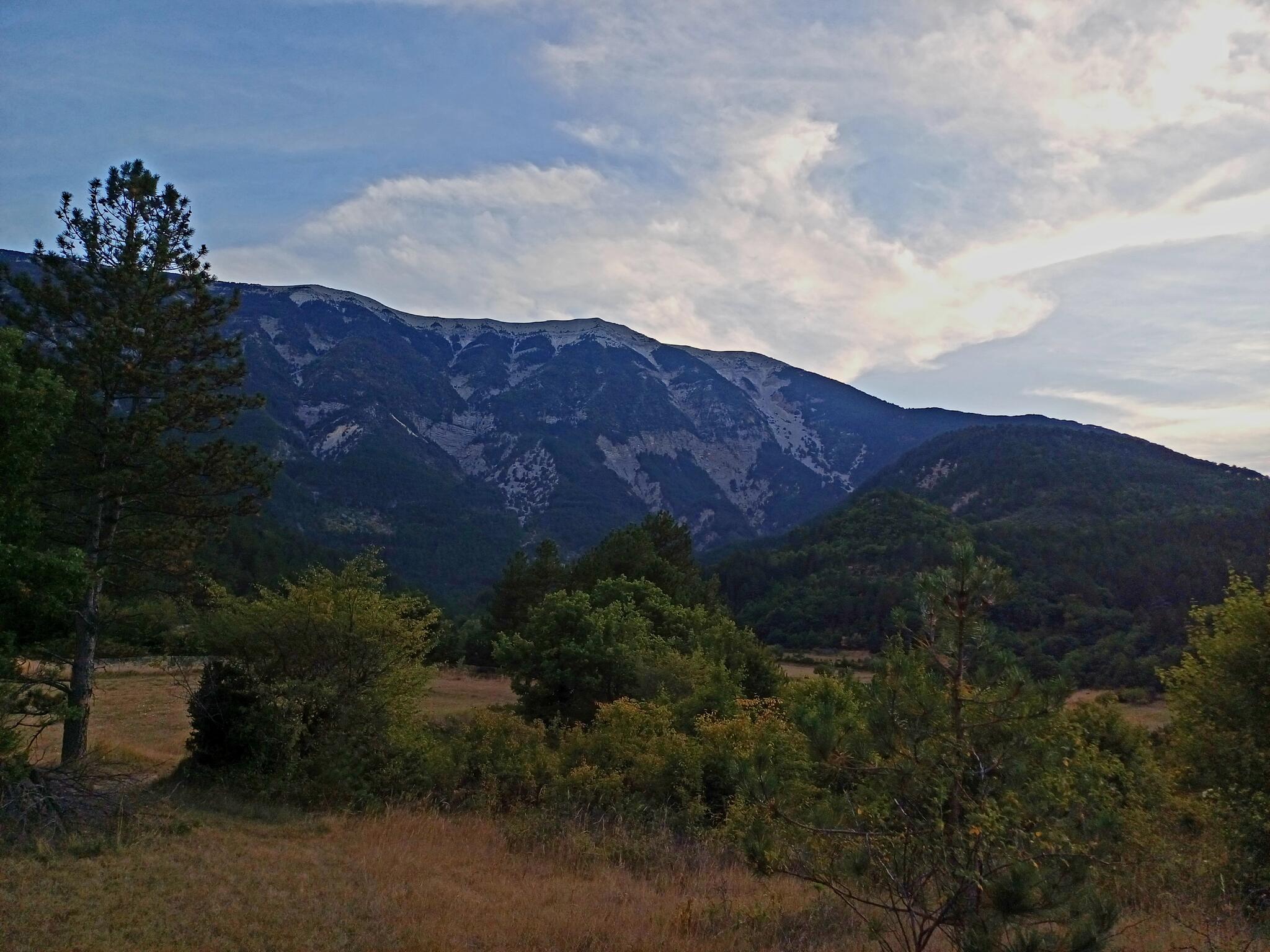 Zone rurale en montagne