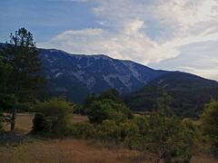 Zone rurale en montagne