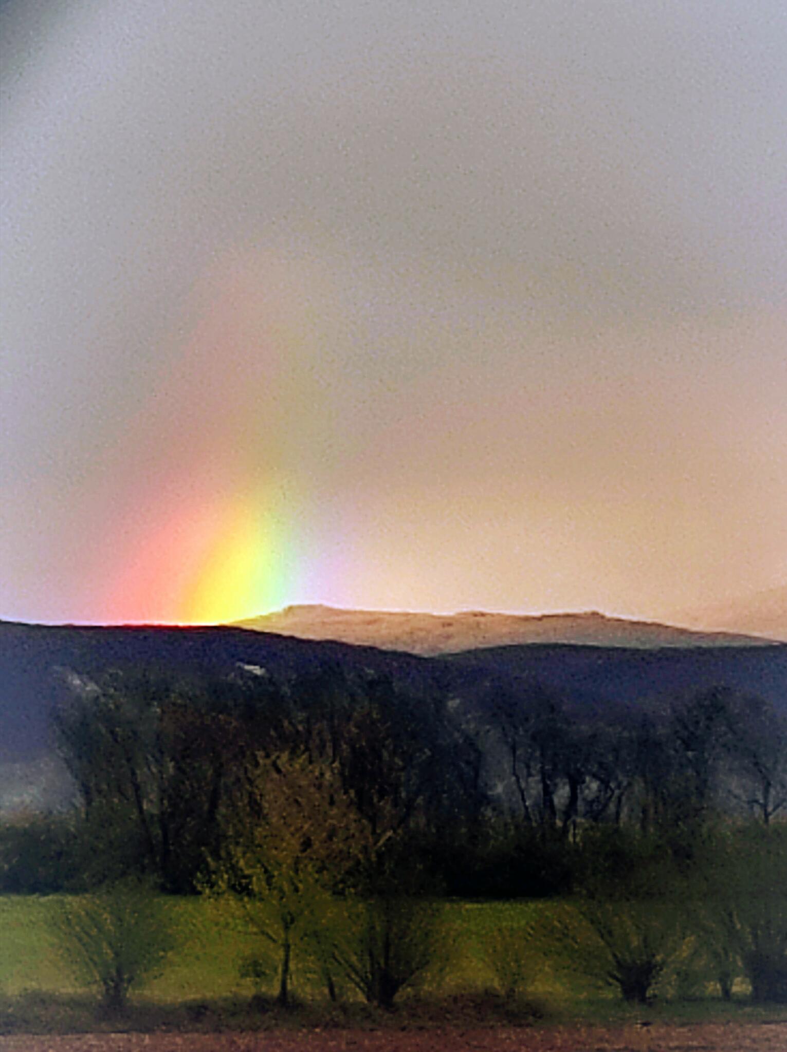 Arc en ciel au-dessus du Bugey