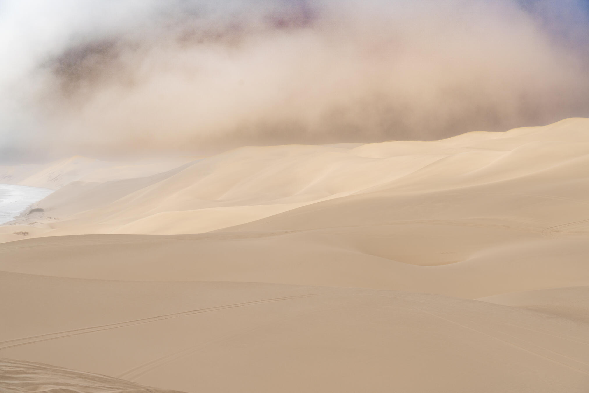 Dunes en Namibie Coté Atlantique