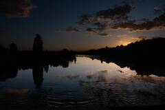 Crépuscule en campagne