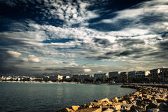 Cannes, la baie.