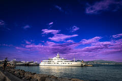 Cannes, le port.