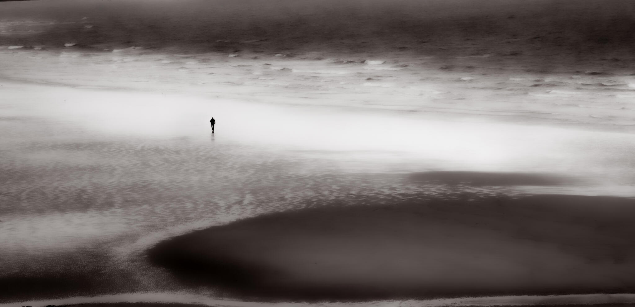 Seul au monde. [Photo de Pierre Peeters]