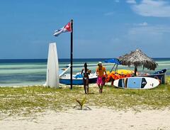 Cuba sur la plage caya blanco