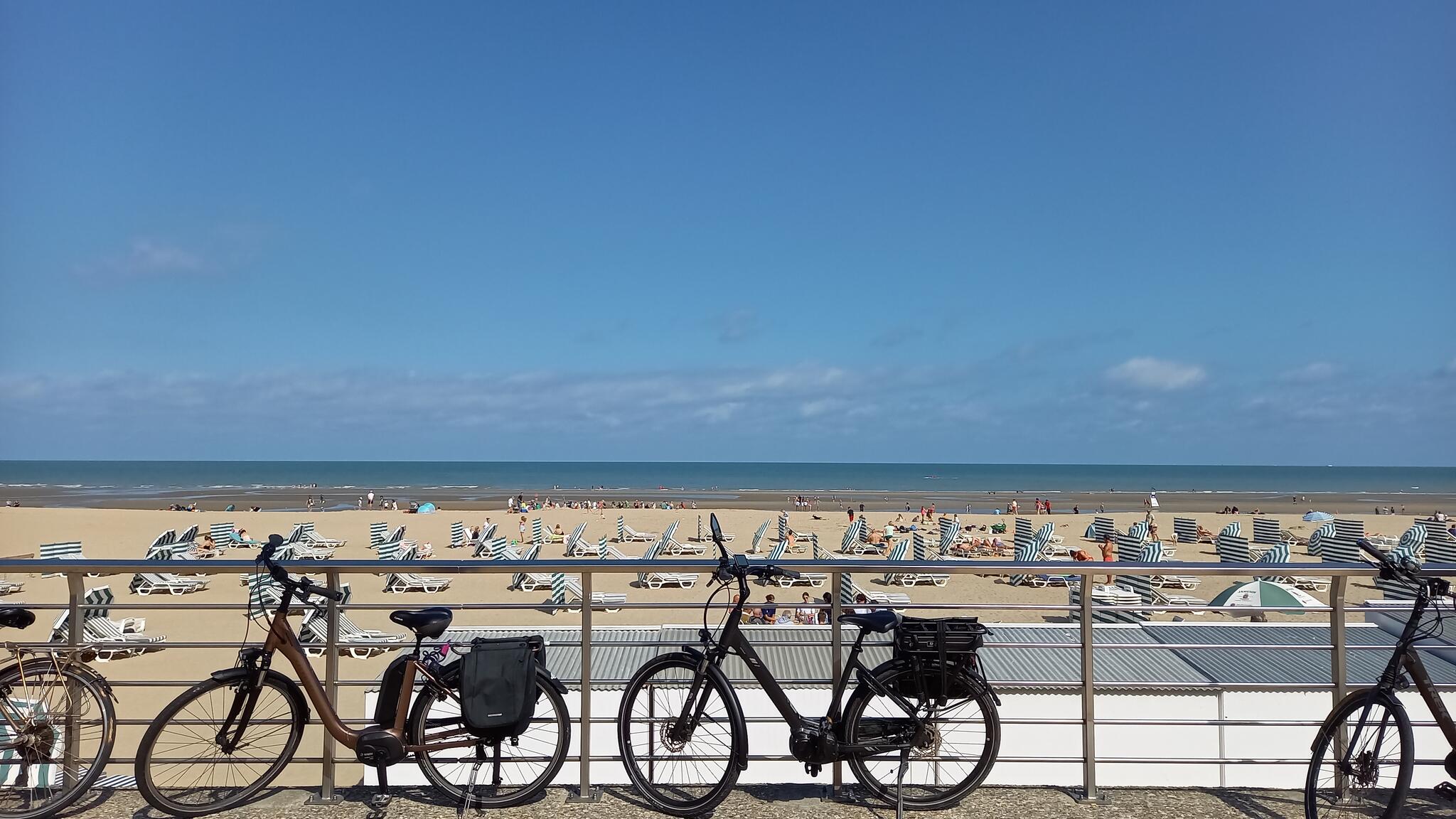 On pédale ou on  bronze ? [Photo de Christiane Géradon]