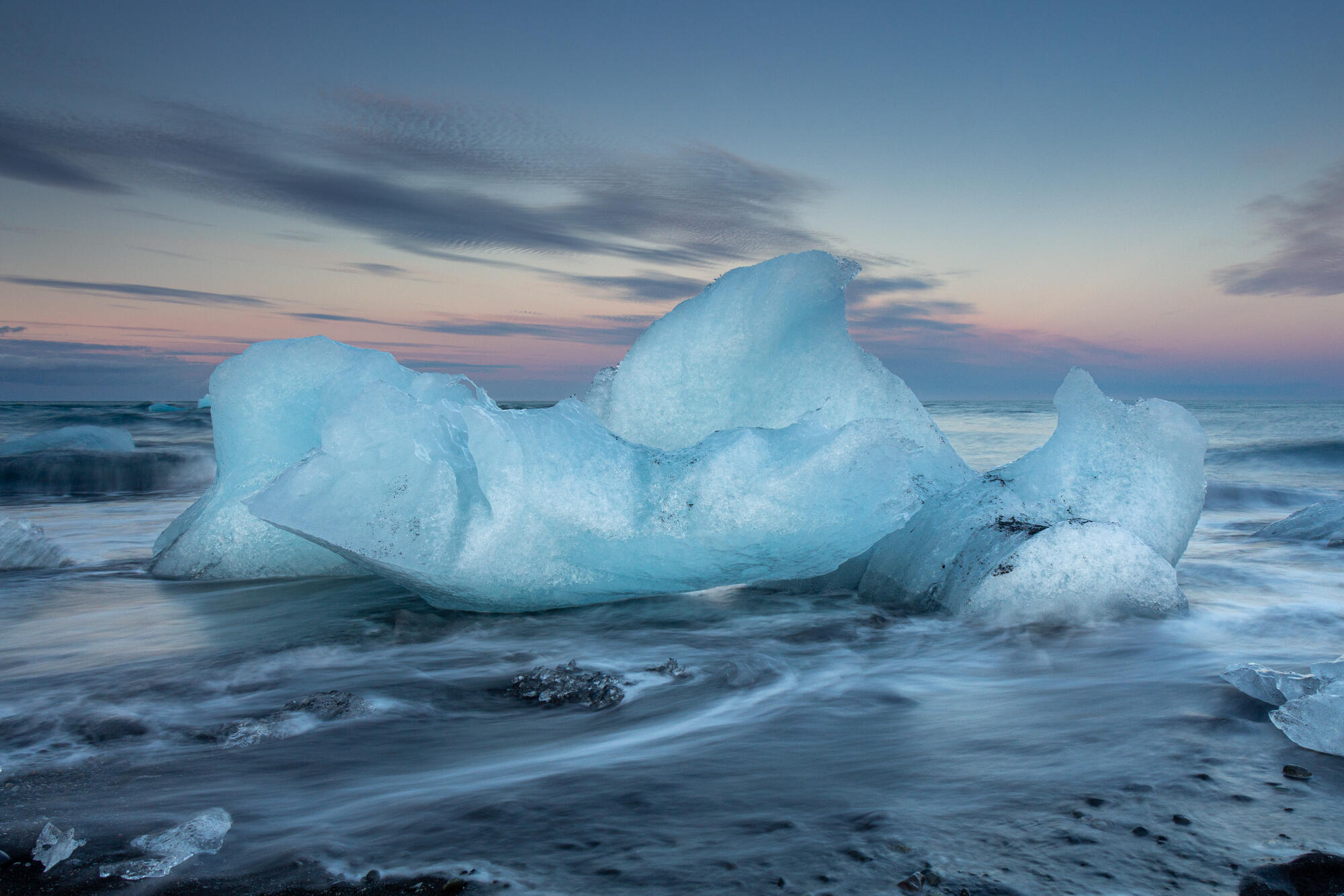 Glace d'Islande [Photo de Gérard Martinol]