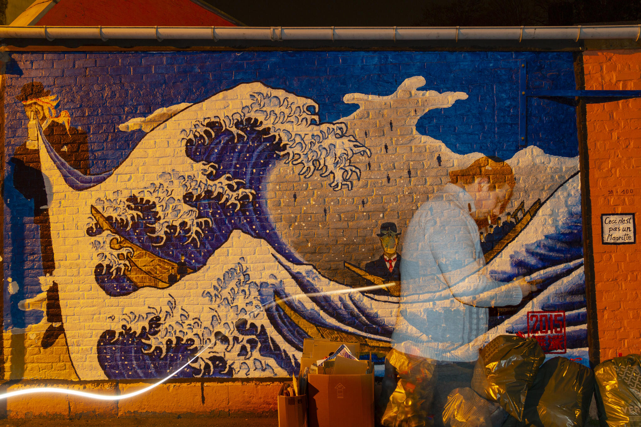 Je ne fais que passer. [Photo de Yves Lamboray]