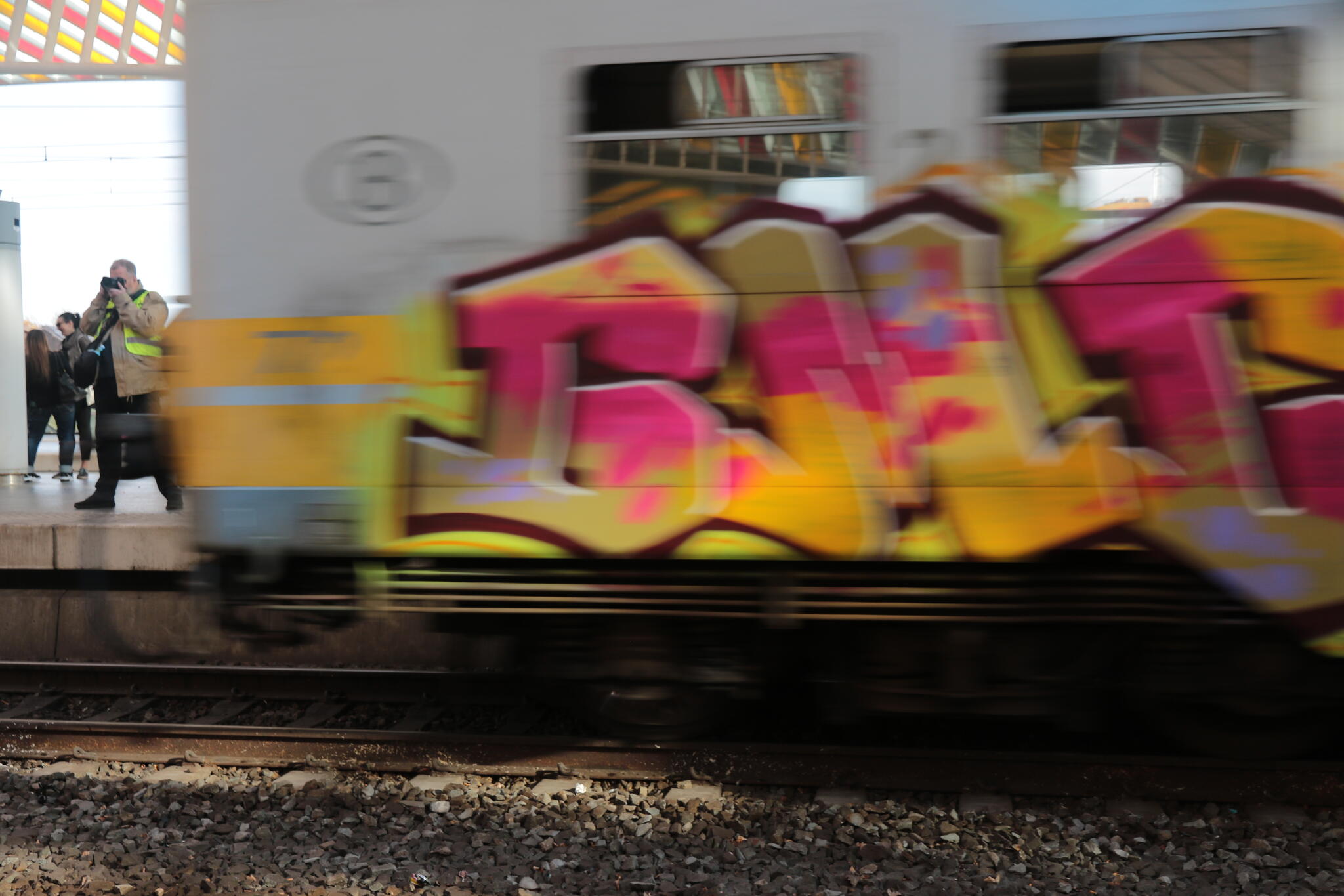 Photowalker "chasseur" de tag [Photo de Jean Putzeys]