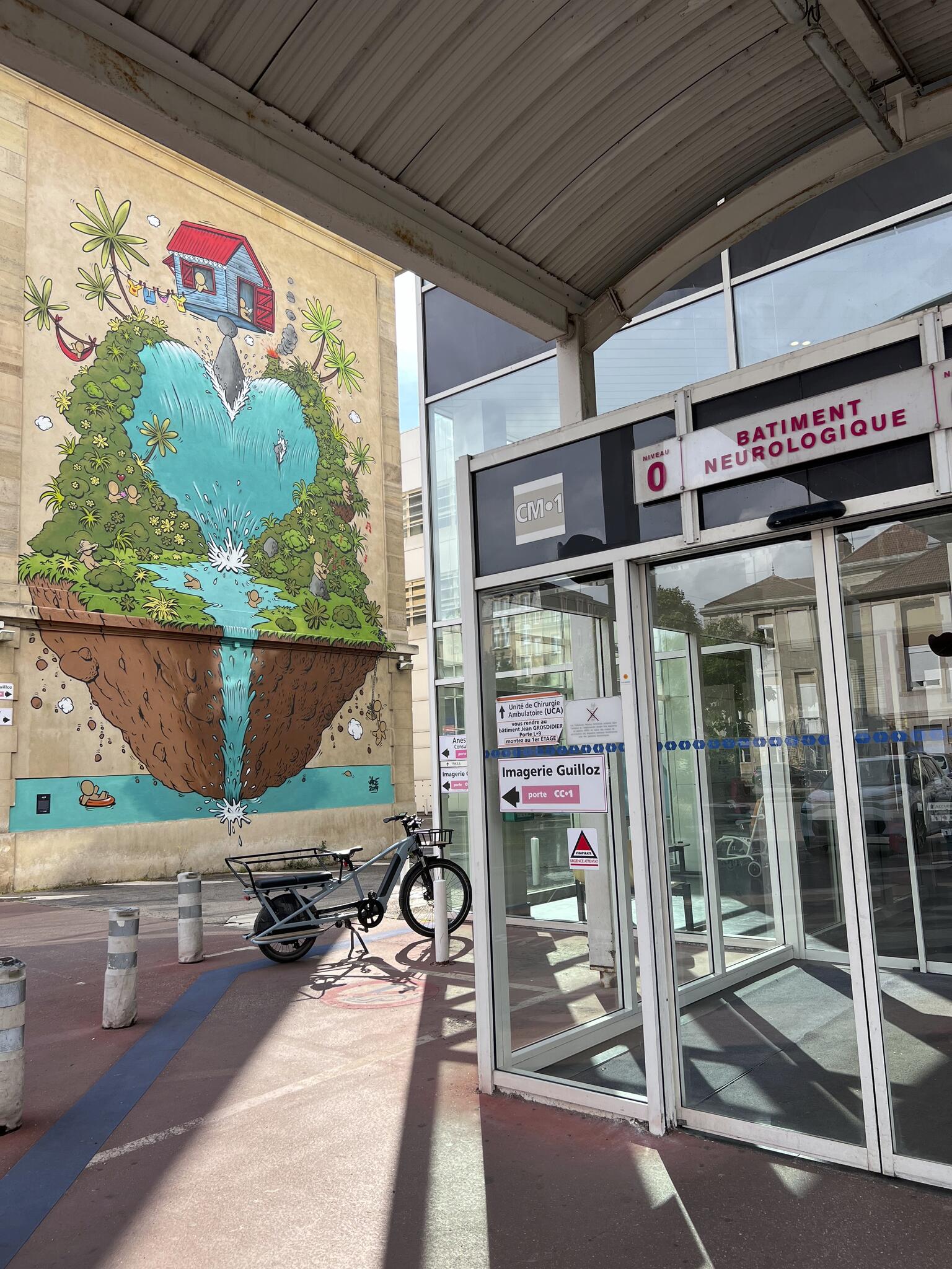 Même l'hôpital [Photo de Sophie Thiry]