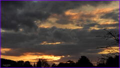 Coucher de soleil sur Ferrières