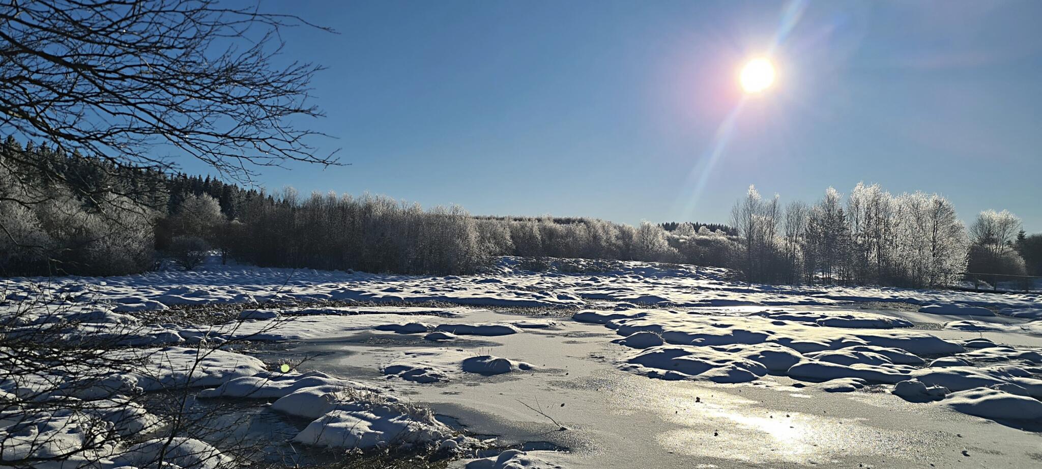 L' &eacute;tang gel&eacute; de Brakvenn
