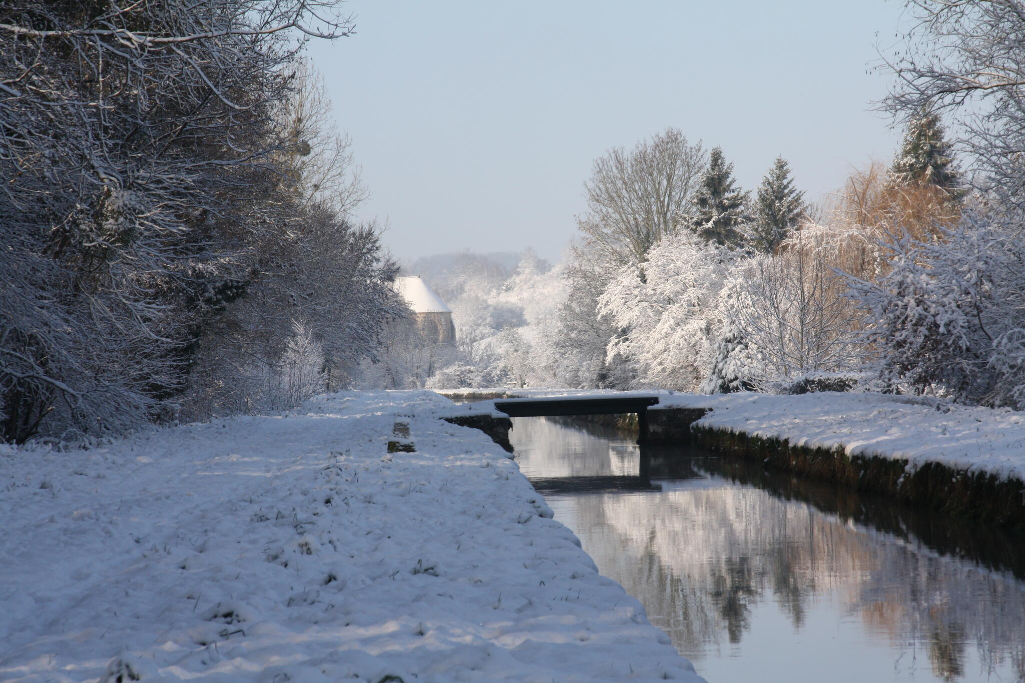 hiver sur le clignon